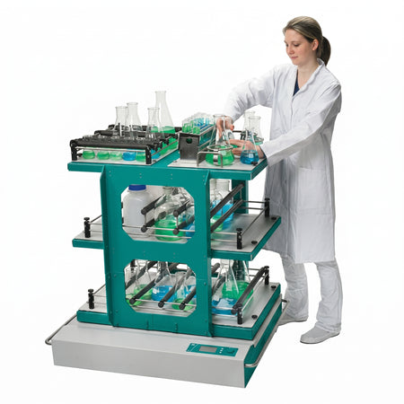 Rack System VKS "Giant" 3-story (Edmund Buhler, Made in Germany) AI image
