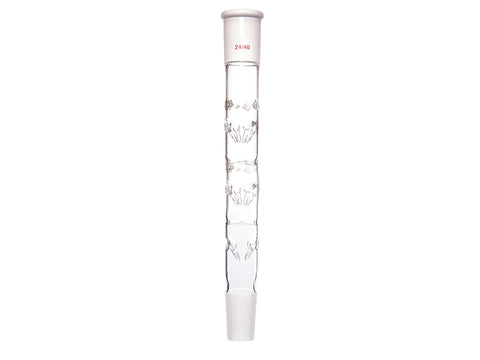 MSE PRO Vertical Thorn Fractionation Column, Length: 120mm, Grinding Mouth: 24/40