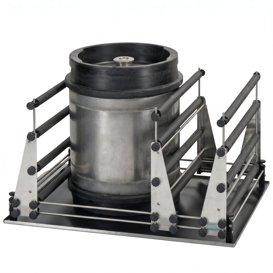 Rack system Barrel Shaker (Edmund Buhler, Made in Germany) AI image