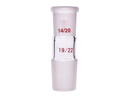 MSE PRO A-Type Joint (Large to Small), Upper Mouth: 14/20, Lower Mouth: 19/22 - MSE Supplies LLC