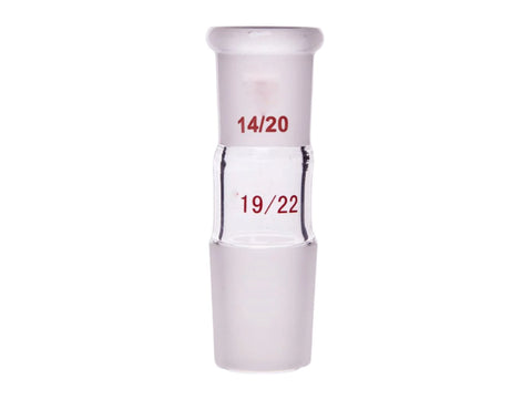 MSE PRO A-Type Joint (Large to Small), Upper Mouth: 14/20, Lower Mouth: 19/22 - MSE Supplies LLC