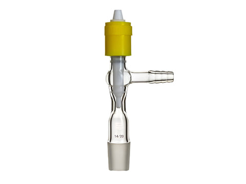 MSE PRO 4mm New High Vacuum Valve Adapter, 14/20 Port