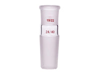 MSE PRO A-Type Joint (Large to Small), Upper Mouth: 19/22, Lower Mouth: 24/40 - MSE Supplies LLC