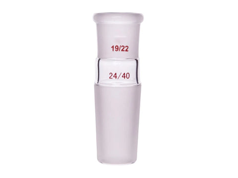 MSE PRO A-Type Joint (Large to Small), Upper Mouth: 19/22, Lower Mouth: 24/40 - MSE Supplies LLC