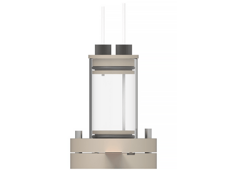 Bottom mount electrochemical cell setup, 15mm x 15mm, Electrochemical Products, Redox.me, MSE Supplies