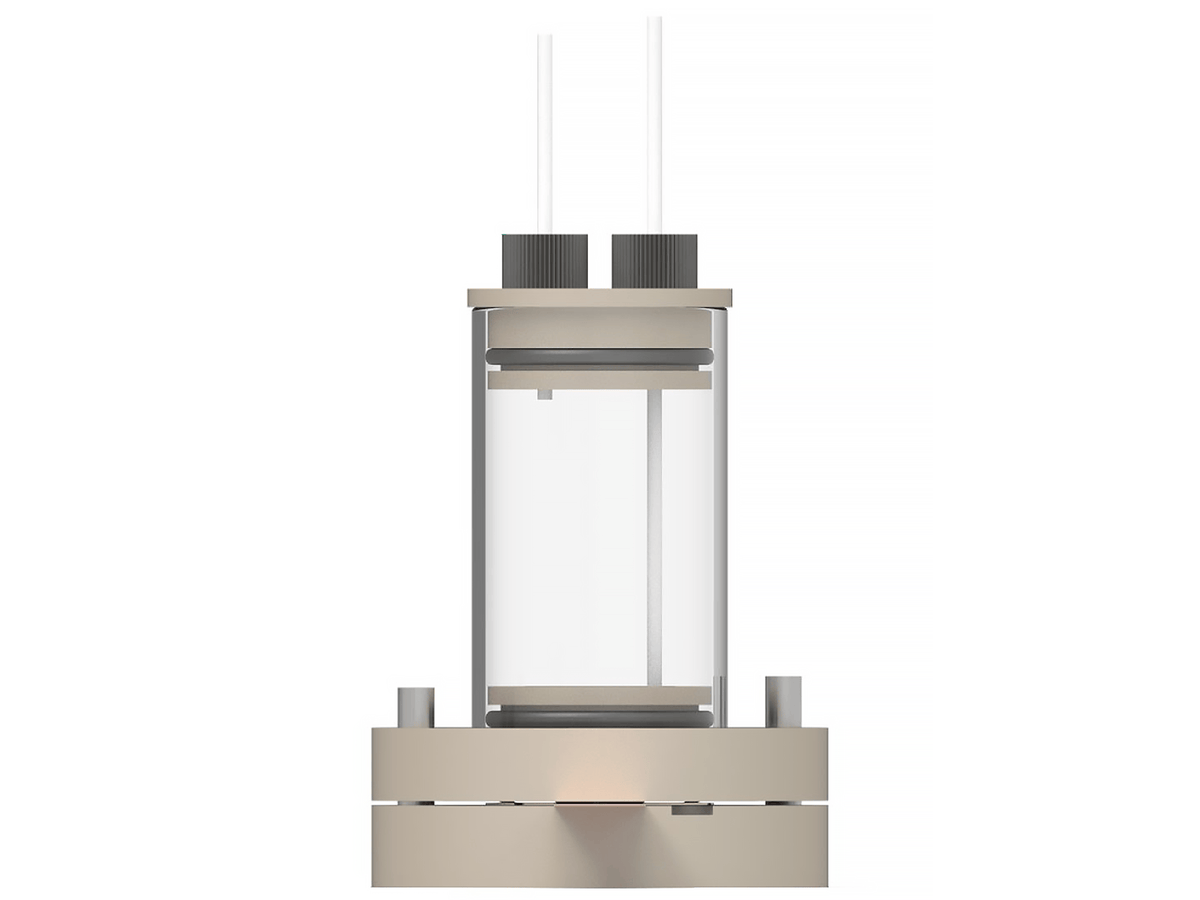 Bottom mount electrochemical cell setup, 7mm x 7mm, Electrochemical Products, Redox.me, MSE Supplies