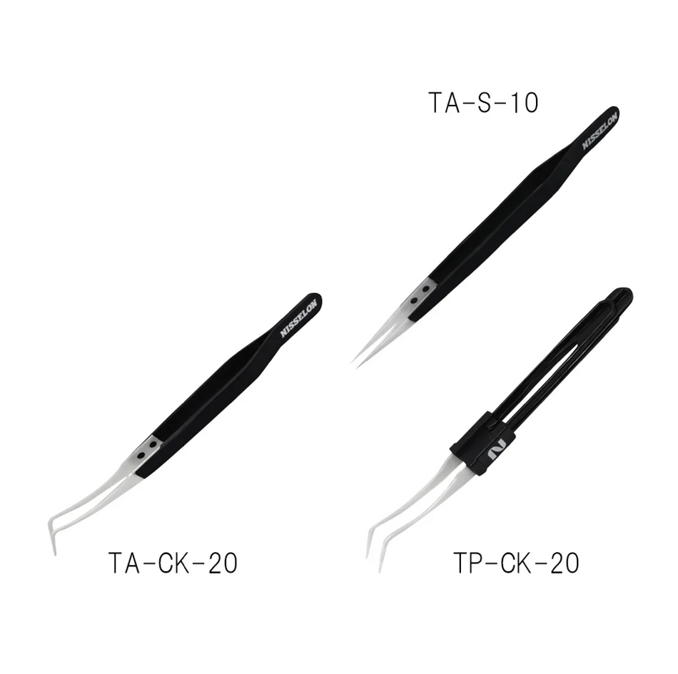 ASONE Ceramic Tip Aluminum Alloy Tweezers - Laboratory Supplies - AS ONE Corporation - MSE Supplies