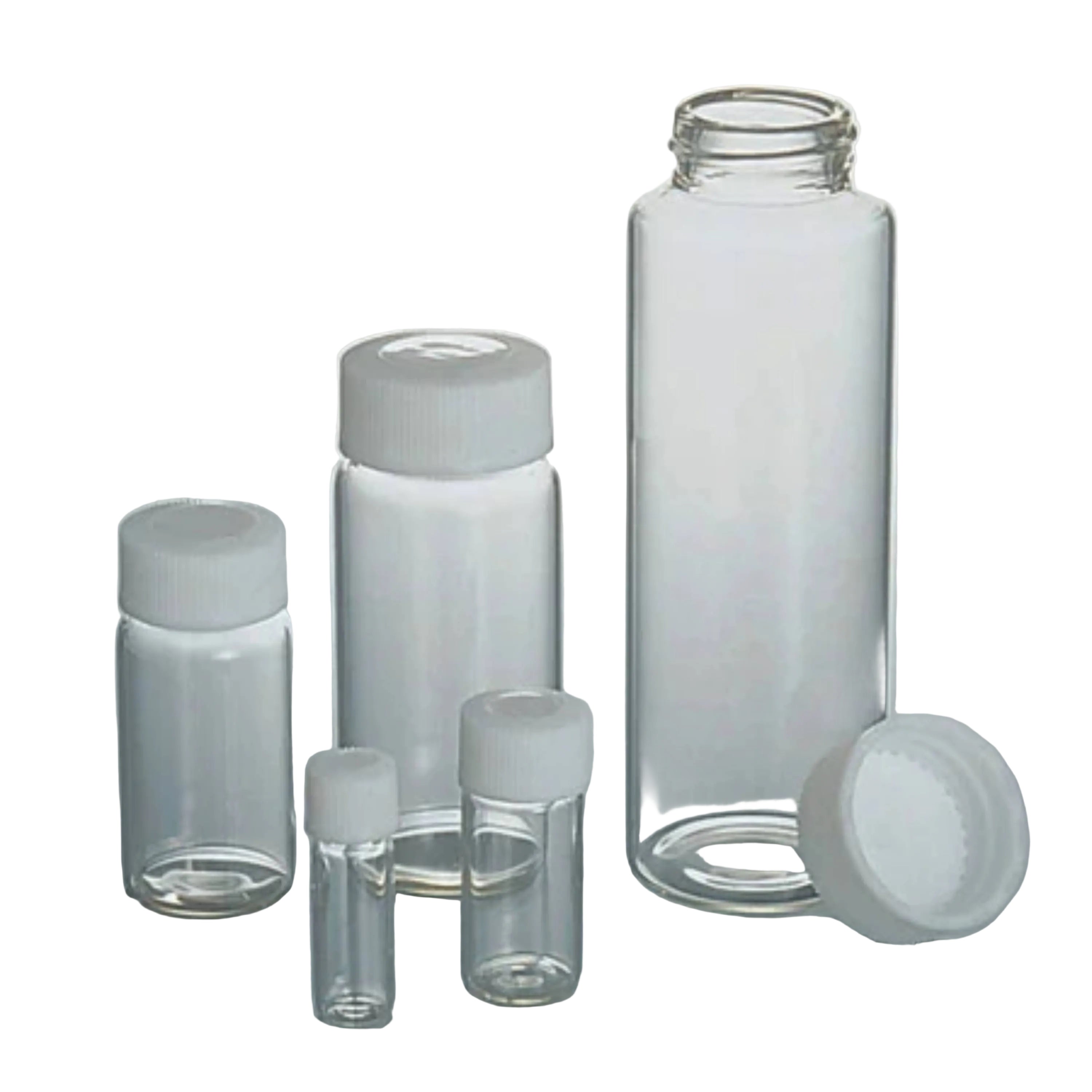 ASONE Cleanroom 50mL Screw Tube Bottle White, 10 pc/pk
