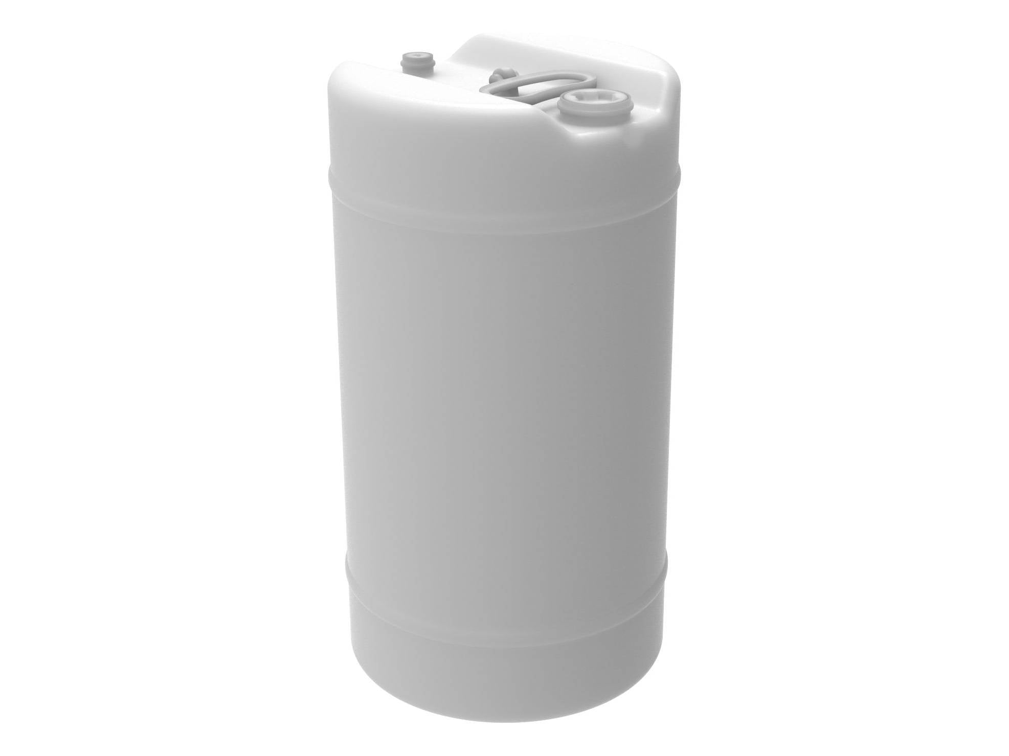 S.C.A.T 60 Liter Round Drum with Handle, Natural Color, Pack of 3 - MSE Supplies LLC