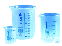 Witeg Griffin Beakers 10 ml PP Transparent