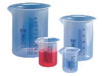Witeg Measuring Beaker Griffin PP 500ml Blue Graduated