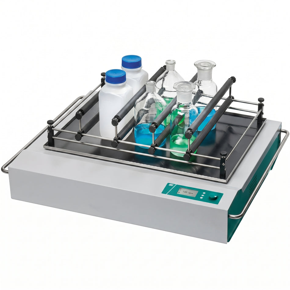 Special strokes for Multi-Flask Shaker VKS 75 B control (Edmund Buhler, Made in Germany) AI image
