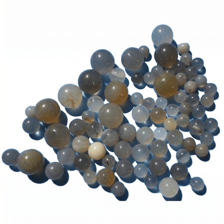MSE PRO 30 mm Agate Milling Media Balls, 1 kg AI image