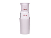 MSE PRO A-Type Joint (Large to Small), Upper Mouth: 19/22, Lower Mouth: 29/42 - MSE Supplies LLC