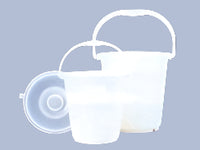 Witeg Bucket 10 l HDPE White Graduated