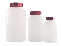 Witeg Bottles Wide Neck PE-HD Capacity 250 ml