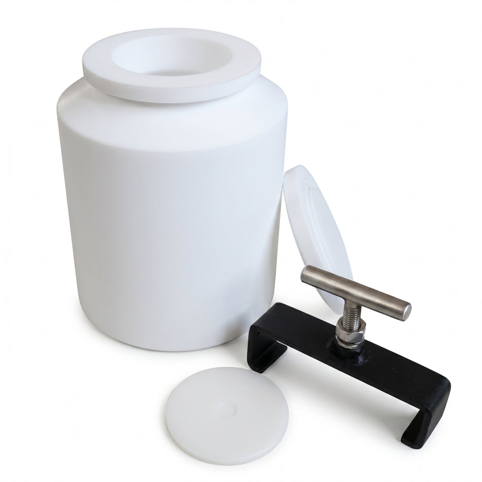 MSE PRO 5L (5,000 ml) PTFE Teflon Roller Mill Grinding Jar AI image