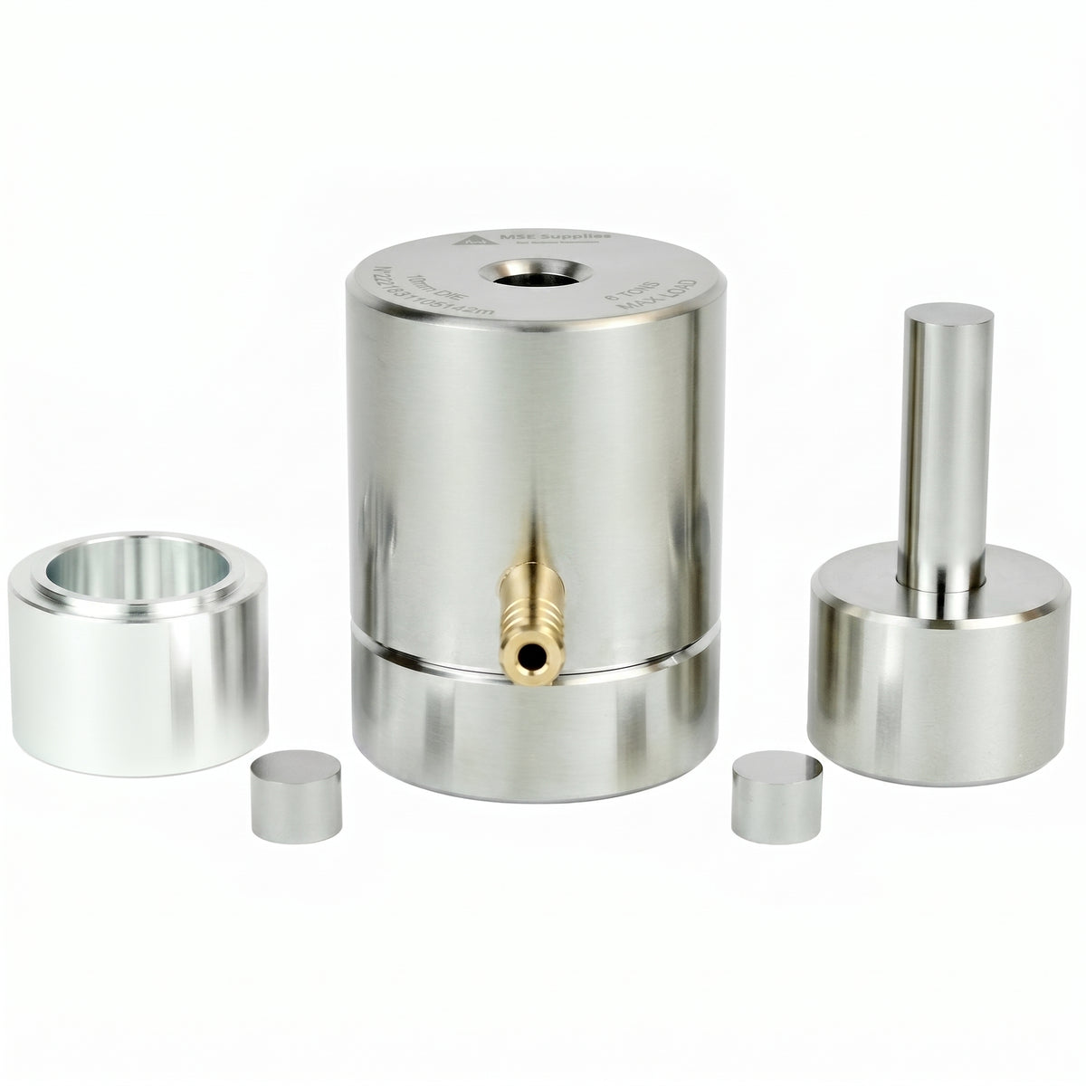MSE PRO 0.4" (10 mm) Diameter Dry Pellet Pressing Die Set AI image