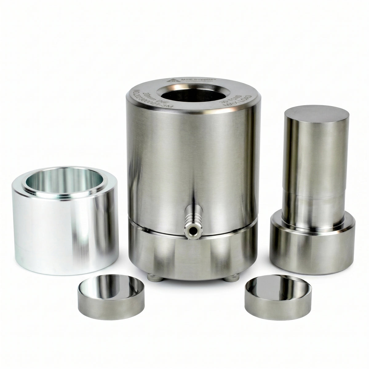 MSE PRO 1.0" (25.4 mm) Diameter Dry Pellet Pressing Die Set AI image