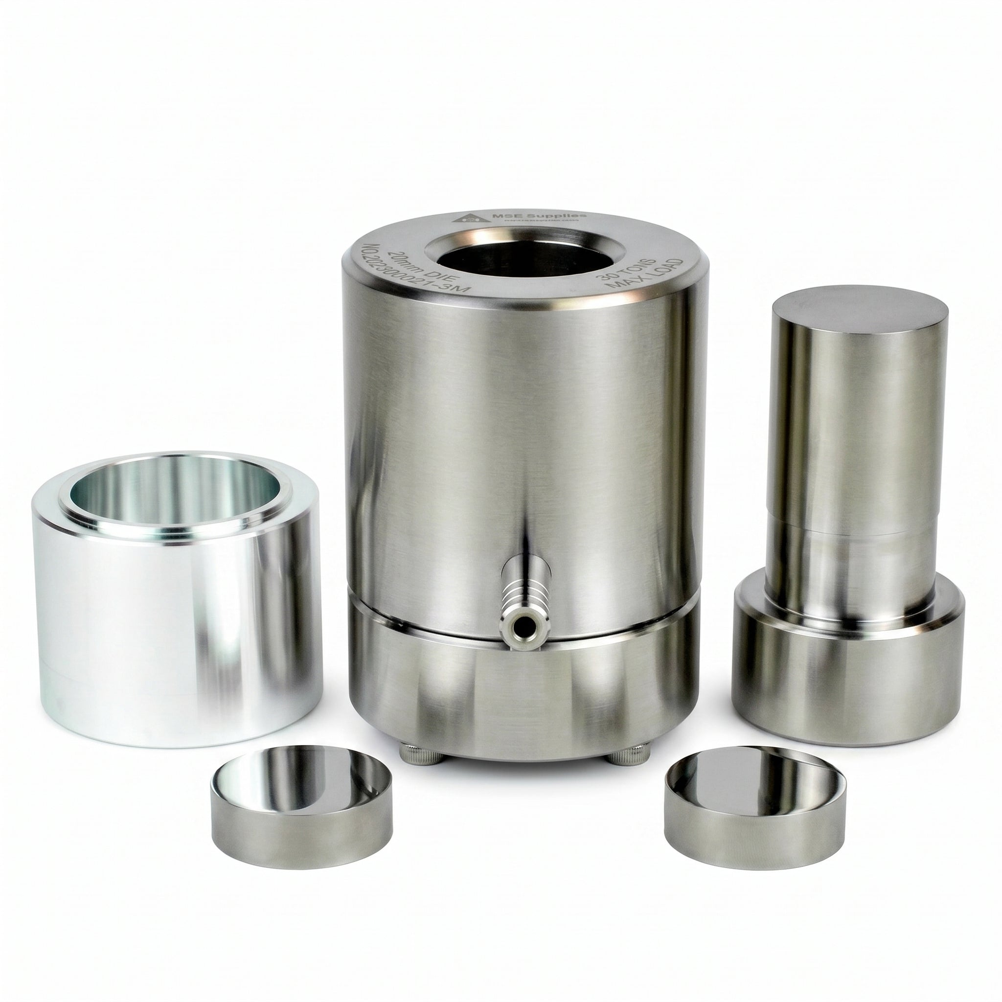 MSE PRO 1.0" (25.4 mm) Diameter Dry Pellet Pressing Die Set AI image
