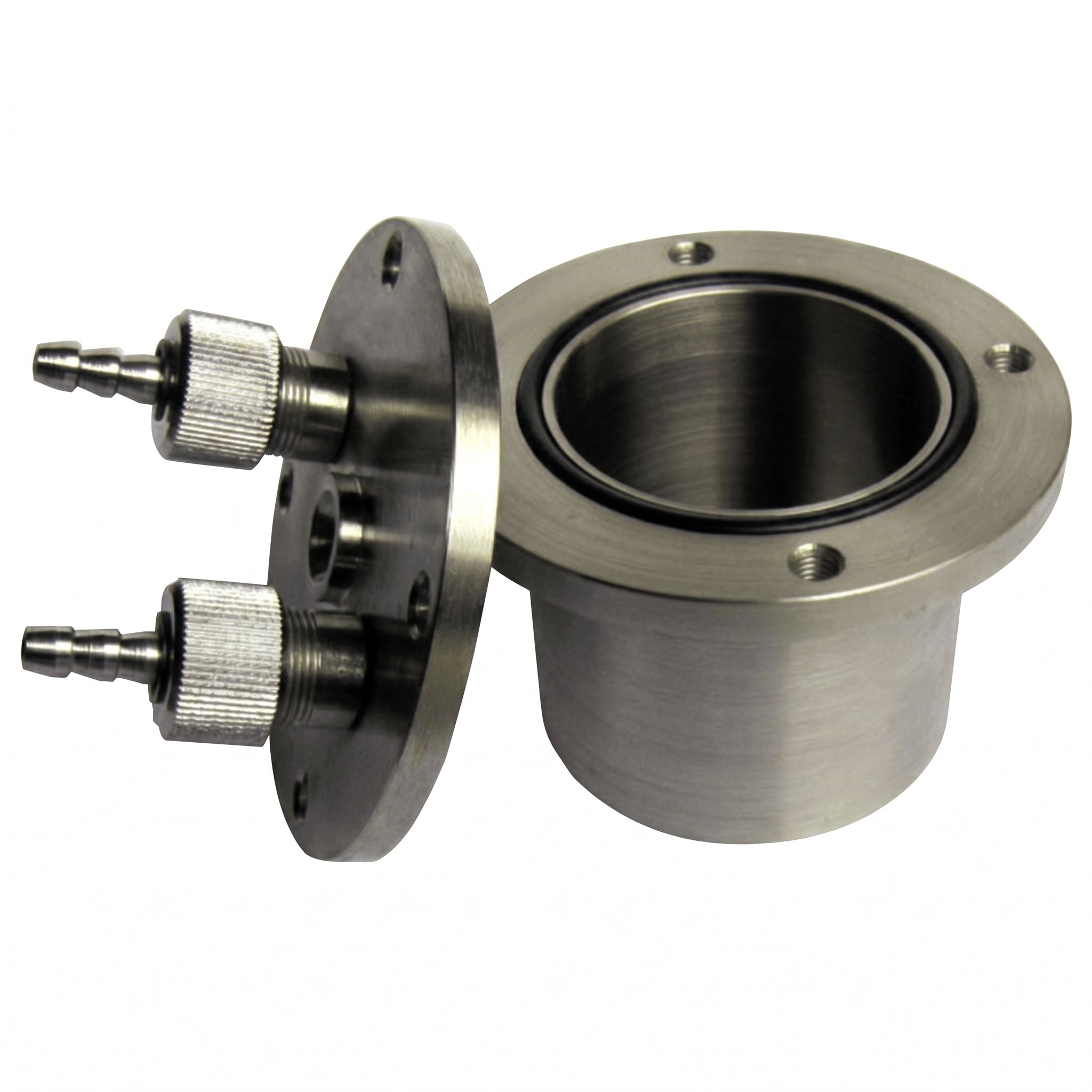 MSE PRO 0.5L (500 ml) Stainless Steel Vacuum Planetary Milling Jar - 304 Grade AI image