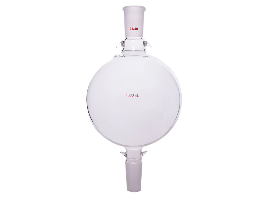 MSE PRO Chromatography Solvent Storage Bottle, 24/40 Mouth with Ears, 1000mL