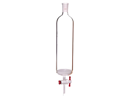 MSE PRO Sand Plate Chromatography Column, φ100mm, Effective Length 305mm, Gate Aperture: 4mm, 24/40
