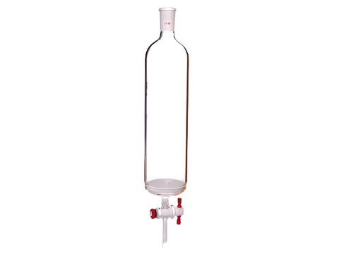 MSE PRO Sand Plate Chromatography Column, φ100mm, Effective Length 305mm, Gate Aperture: 4mm, 24/40