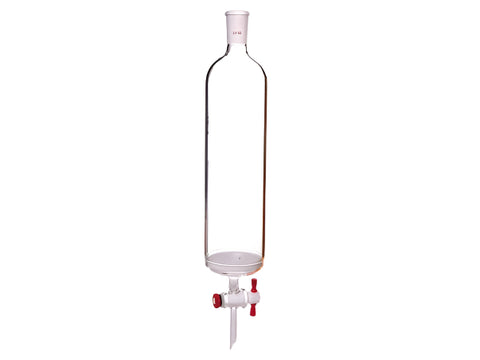 MSE PRO Sand Plate Chromatography Column, φ100mm, Effective Length 610mm, Gate Aperture: 4mm, 24/40