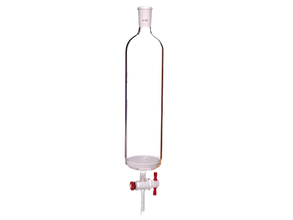 MSE PRO Sand Plate Chromatography Column, φ100mm, Effective Length 800mm, Gate Aperture: 4mm, 24/40