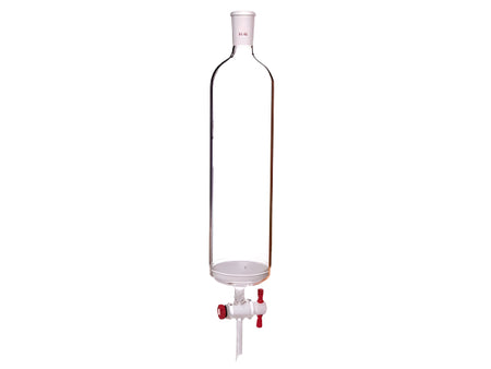 MSE PRO Sand Plate Chromatography Column, φ100mm, Effective Length 800mm, Gate Aperture: 4mm, 24/40