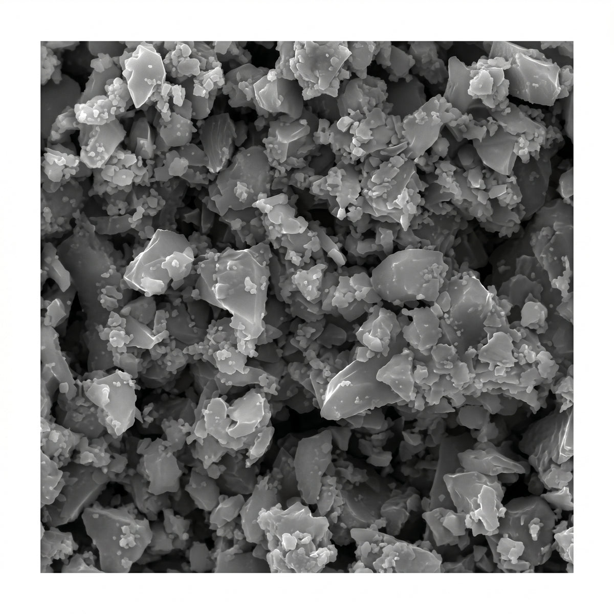 Ampcera® Argyrodite Li<sub>6</sub>PS<sub>5</sub>Br Sulfide Solid Electrolyte, Pass 325 mesh (D50 ~ 10 um) Coarse Powder AI image