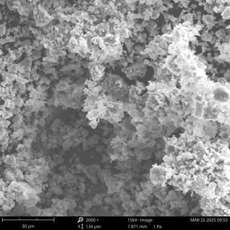 Ampcera® Argyrodite Li6PS5Cl0.5Br0.5 Sulfide Solid Electrolyte, Fine Powder (D50 ~ 5 um) AI image