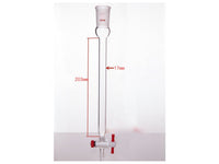 MSE PRO Chromatography Column, φ17mm, Effective Length 203mm, Aperture of the Gate: 2mm, 24/40