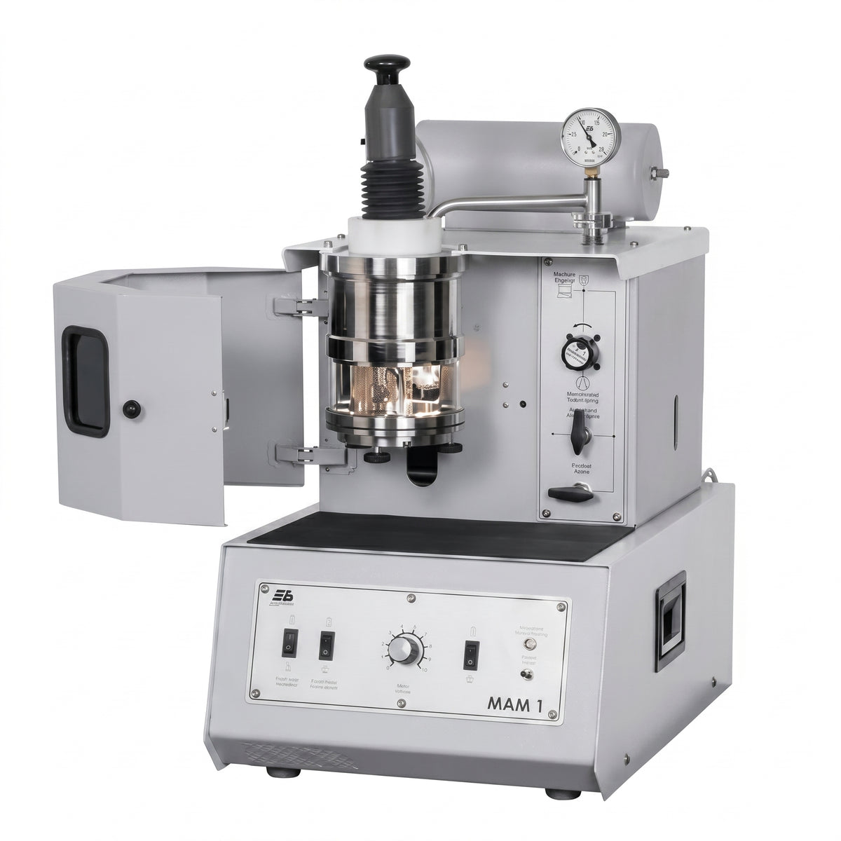 L-shaped tube with disk for Mini Arc Melter MAM-1, Part 8727 AI image