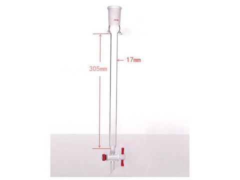 MSE PRO Plus Ears Chromatography Column, φ17mm, Effective Length 305mm, Gate Aperture: 2mm, 24/40