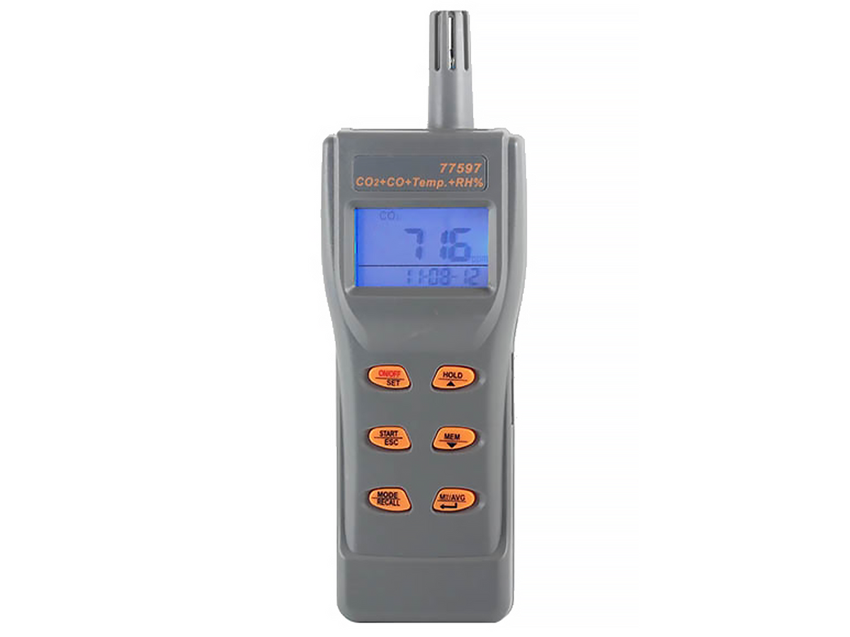 AZ Instrument Multi-gas Detector (CO<sub>2</sub> and CO), Temperature and Humidity Data Logger, Laboratory Supplies, AZ Instrument, MSE Supplies