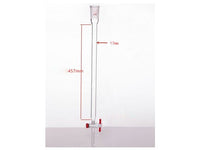 MSE PRO Chromatography Column, φ17mm, Effective Length 457mm, Aperture of the Gate: 2mm, 24/40