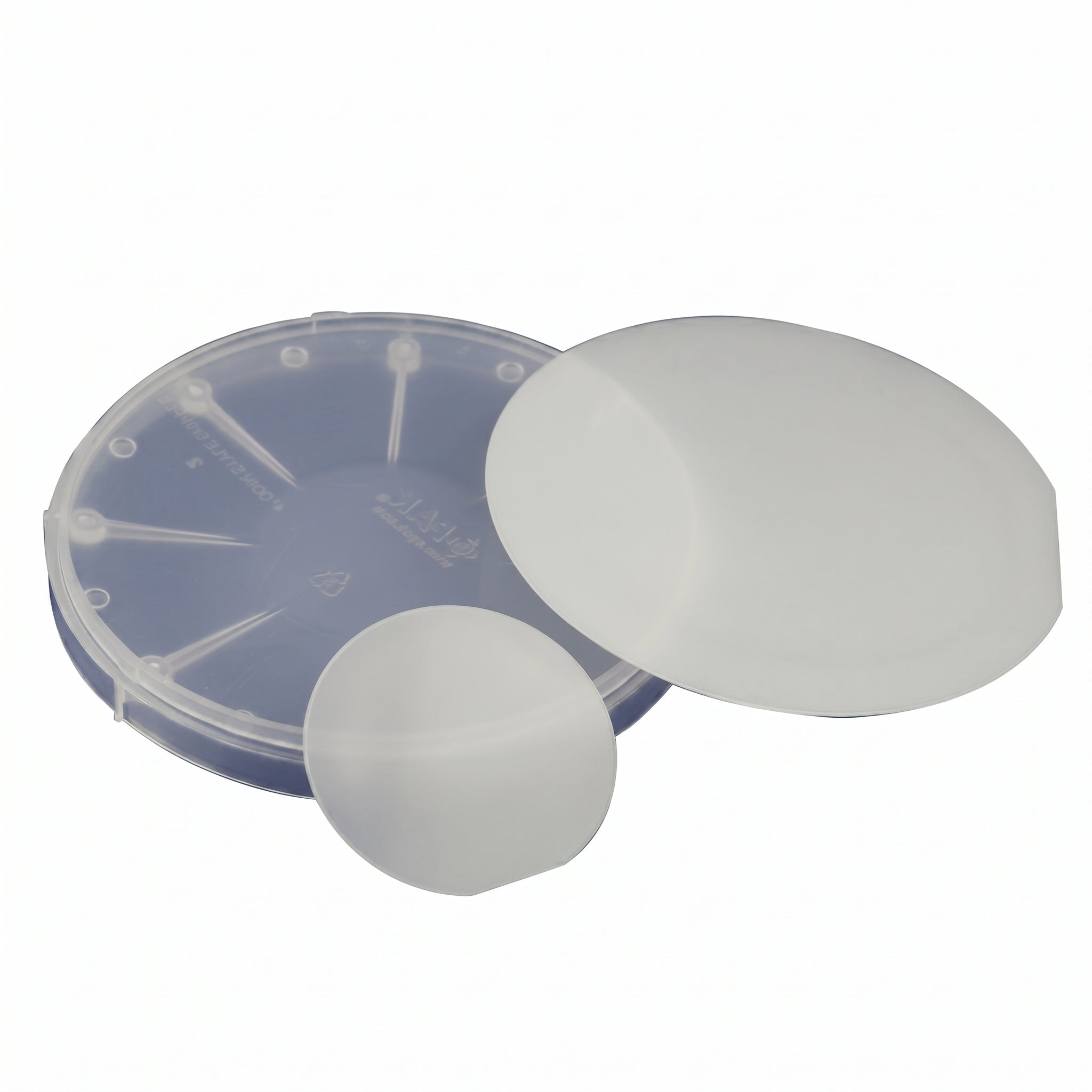 MSE PRO 4 inch Semi-Insulating Fe-doped GaN 4 um Gallium Nitride Template on Sapphire (0001) AI image