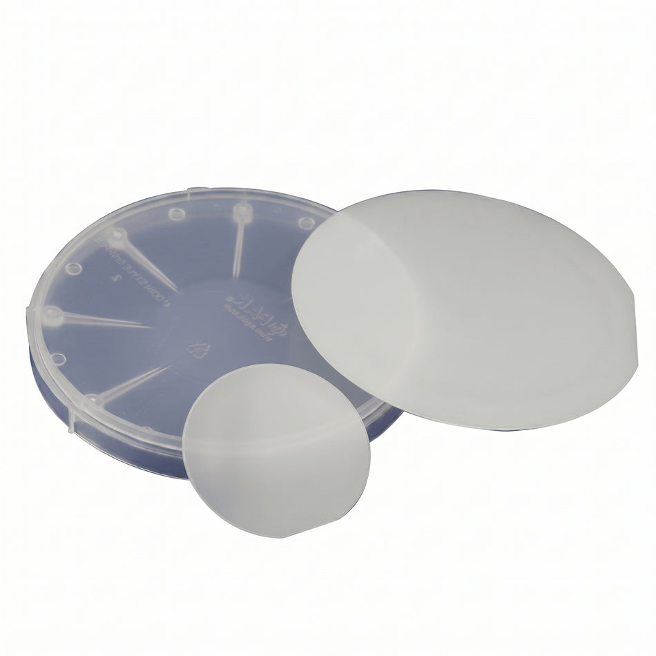 MSE PRO 4 inch Semi-Insulating Fe-doped GaN 4 um Gallium Nitride Template on Sapphire (0001) AI image