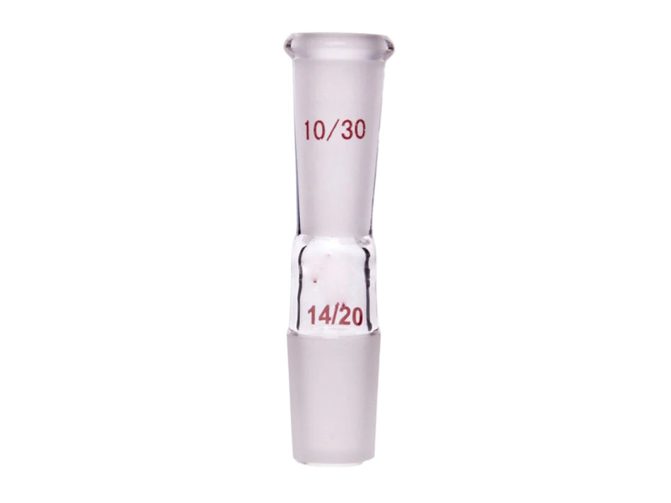 MSE PRO A-Type Joint (Large to Small), Upper Mouth: 10/30, Lower Mouth: 14/20 - MSE Supplies LLC