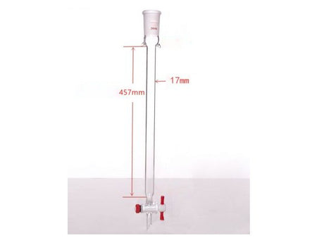 MSE PRO Plus Ears Chromatography Column, φ17mm, Effective Length 457mm, Gate Aperture: 2mm, 24/40