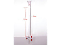 MSE PRO Chromatography Column, φ26mm, Effective Length 254mm, Aperture of the Gate: 2mm, 24/40