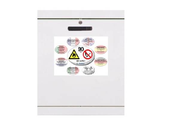 Ecosafe 1- Sliding Door Underbench Safety Cabinet Type 90 - MSE Supplies LLC