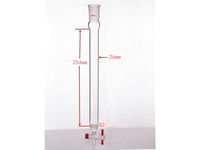 MSE PRO Sand Plate Chromatography Column, φ26mm, Effective Length 254mm, Gate Aperture: 2mm, 24/40