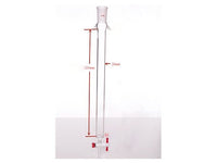 MSE PRO Sand Plate Chromatography Column with Ears, φ26mm, Effective Length 254mm, Gate Aperture: 2mm, 24/40