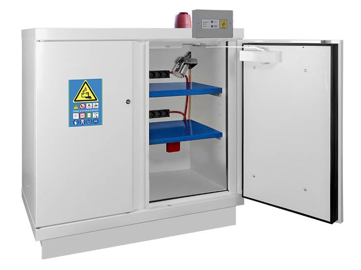 Ecosafe Low Safety Cabinet 90 Min for Lithium Batteries 2 Doors + Vig190 + 2 E35li - MSE Supplies LLC