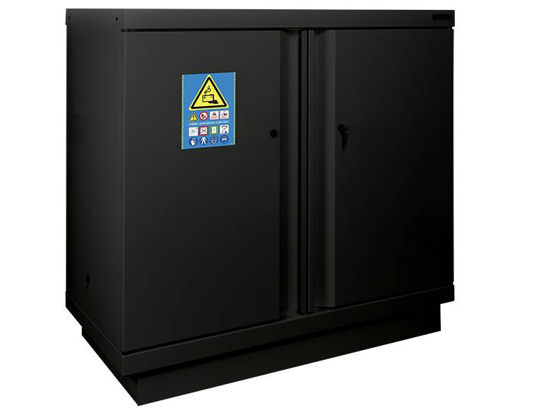 Ecosafe Security Cabinet 90 Min Lithium Batteries - Counter Cabinet 2 Doors to Equip - MSE Supplies LLC