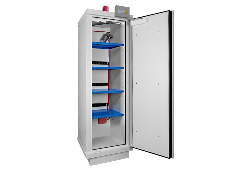 Ecosafe Safety Cabinet 90 Min Lithium Batteries Hight 1 Door - White - MSE Supplies LLC