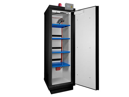 Ecosafe Safety Cabinet 90 Min Lithium Batteries Hight 1 Door - Black - MSE Supplies LLC
